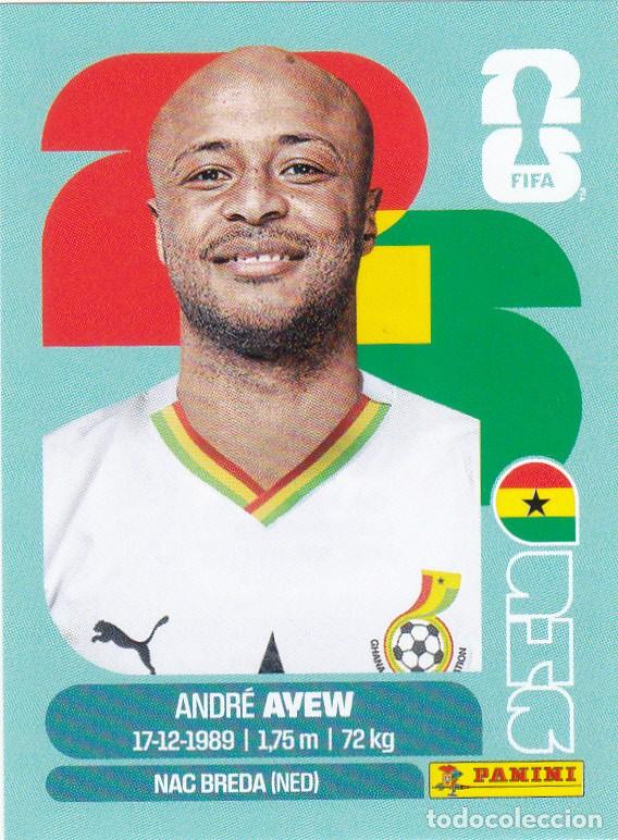 Cartes &agrave; collectionner de Football: FIFA WORLD CUP 2026 * ANDR&Eacute; AYEW N&ordm; 17 * DE GHANA - NUEVO DE SOBRE (A-18)