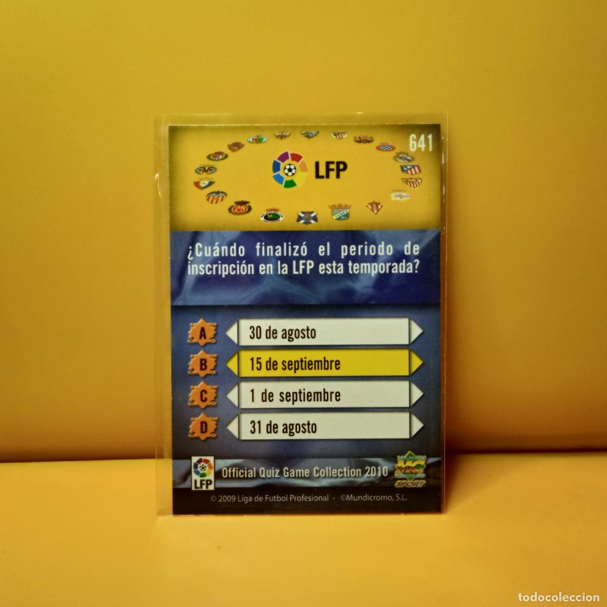 Cartes &agrave; collectionner de Football: MUNDICROMO 2009 2010 09 10 &Iacute;NDICE BAJAS 641
