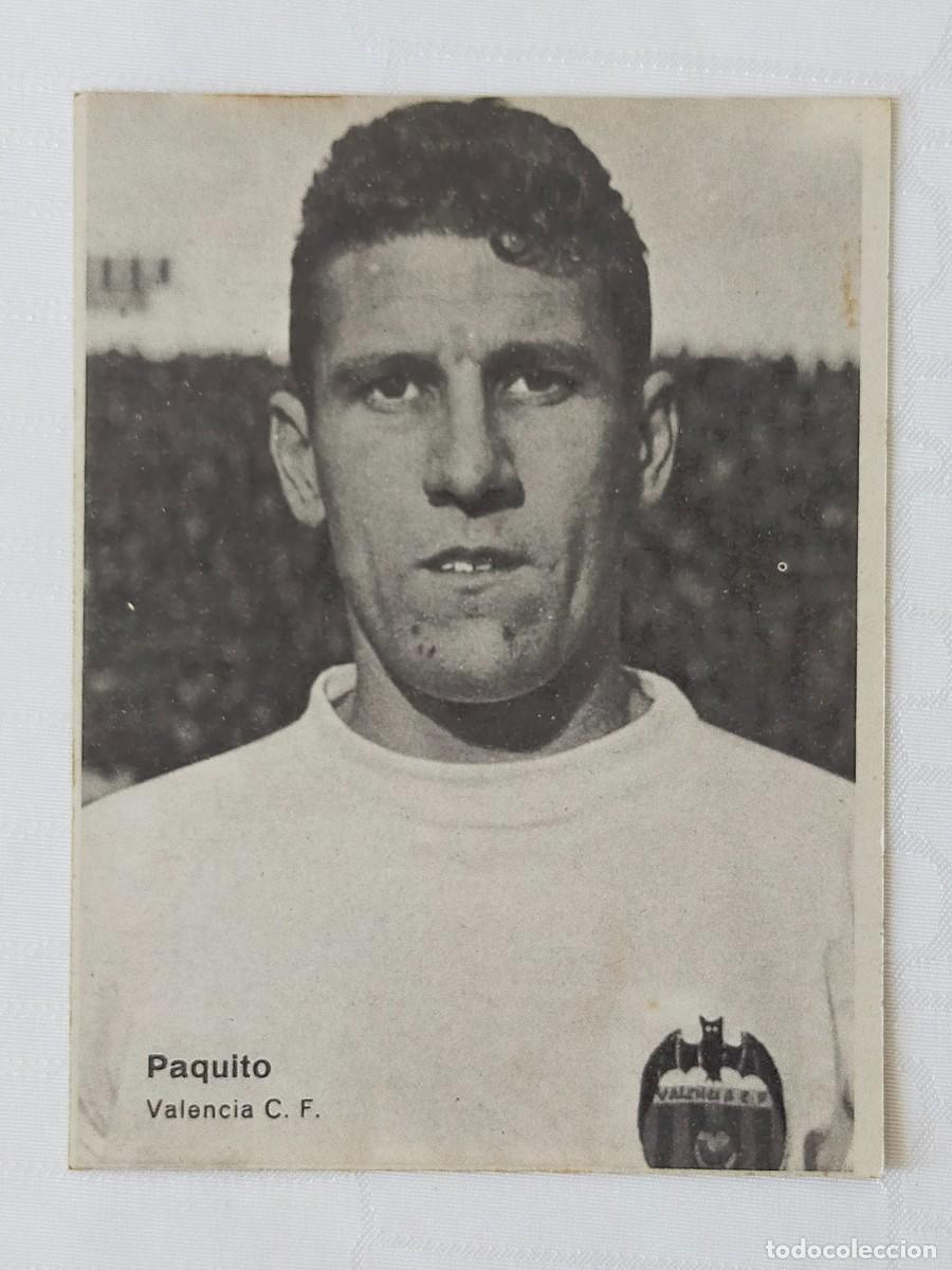 Fu&szlig;ball-Sticker: Gr&aacute;ficas Bergas - Cromo Doble: PAQUITO y ROBERTO (VALENCIA) - A&ntilde;os 60