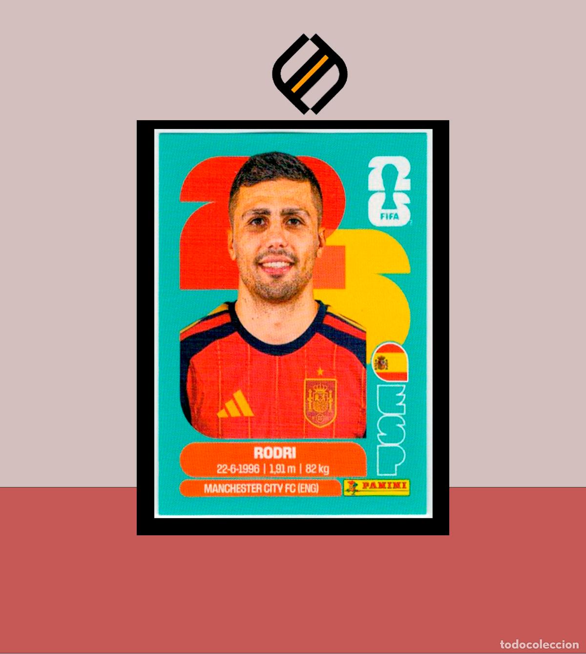 Cromos de f&uacute;tbol: PANINI FIFA CLUB WORLD CUP 2026 26 ESP 10 RODRI ESPA&Ntilde;A STICKER MUNDIAL MEX CAN USA LIGA