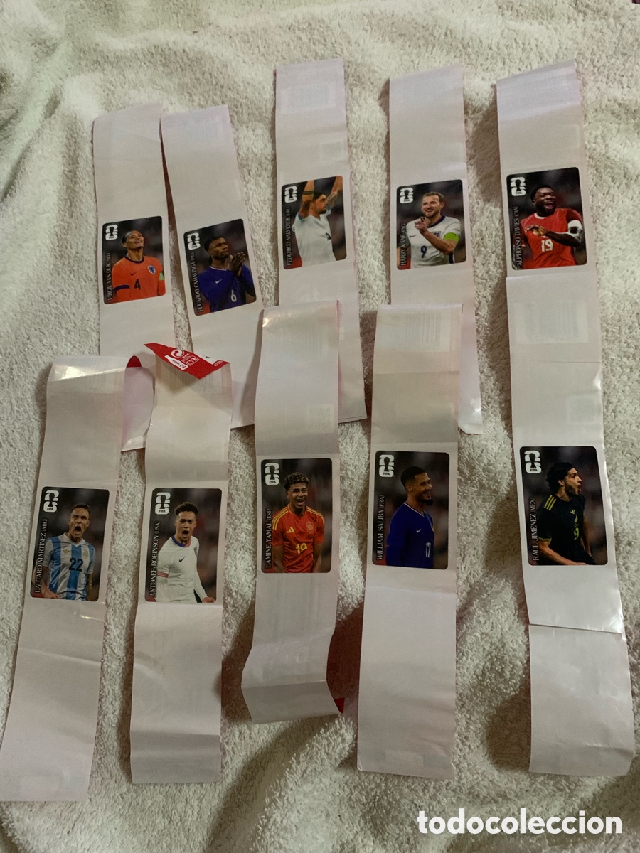 Fu&szlig;ball-Sticker: Cromos Coca Cola mundial lamine yamal set completo 12 cromos sticker mundial 2026