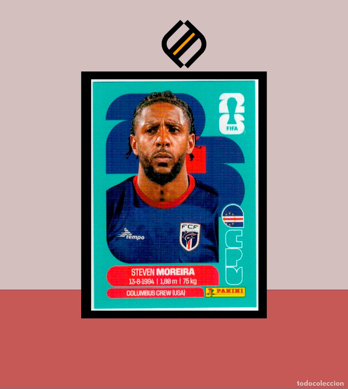 Cromos de f&uacute;tbol: PANINI FIFA CLUB WORLD CUP 2026 26 CPV 6 STEVEN MOREIRA CABO VERDE STICKER MUNDIAL MEX CAN USA LIGA