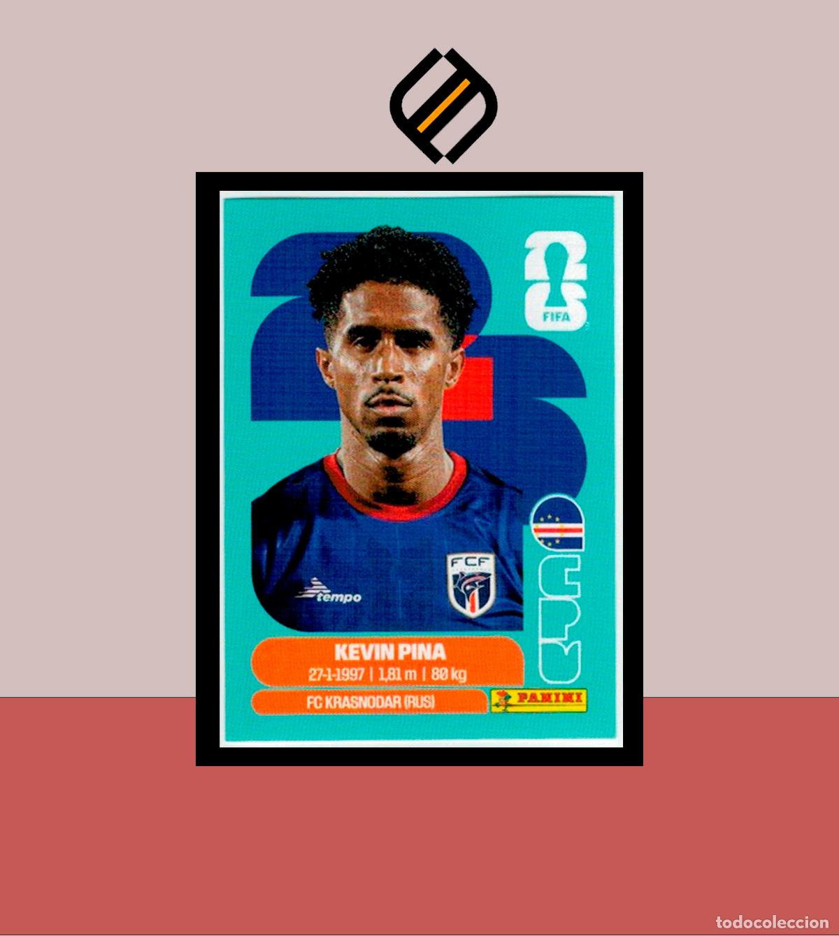 Cromos de f&uacute;tbol: PANINI FIFA CLUB WORLD CUP 2026 26 CPV 10 KEVIN PINA CABO VERDE STICKER MUNDIAL MEX CAN USA LIGA
