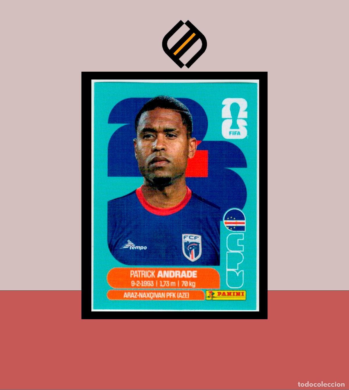 Cromos de f&uacute;tbol: PANINI FIFA CLUB WORLD CUP 2026 26 CPV 11 PATRICK ANDRADE CABO VERDE STICKER MUNDIAL MEX CAN USA