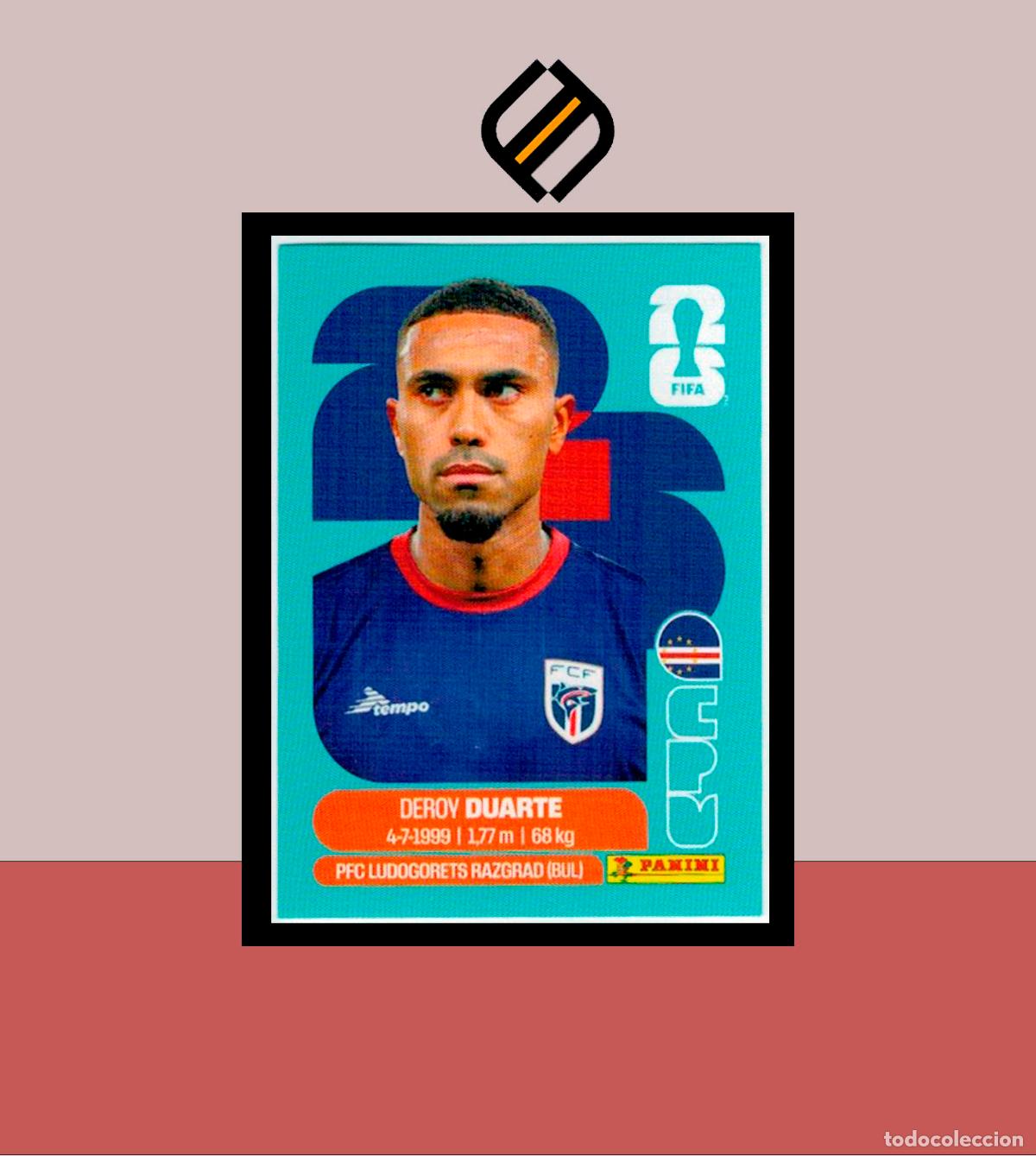 Cromos de f&uacute;tbol: PANINI FIFA CLUB WORLD CUP 2026 26 CPV 14 DEROY DUARTE CABO VERDE STICKER MUNDIAL MEX CAN USA