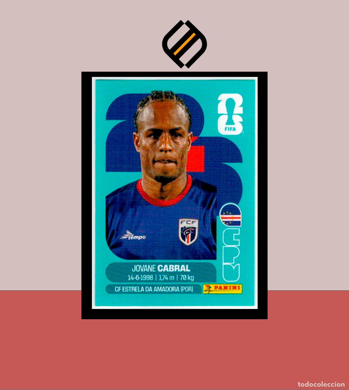 Cromos de f&uacute;tbol: PANINI FIFA CLUB WORLD CUP 2026 26 CPV 16 JOVANE CABRAL CABO VERDE STICKER MUNDIAL MEX CAN USA