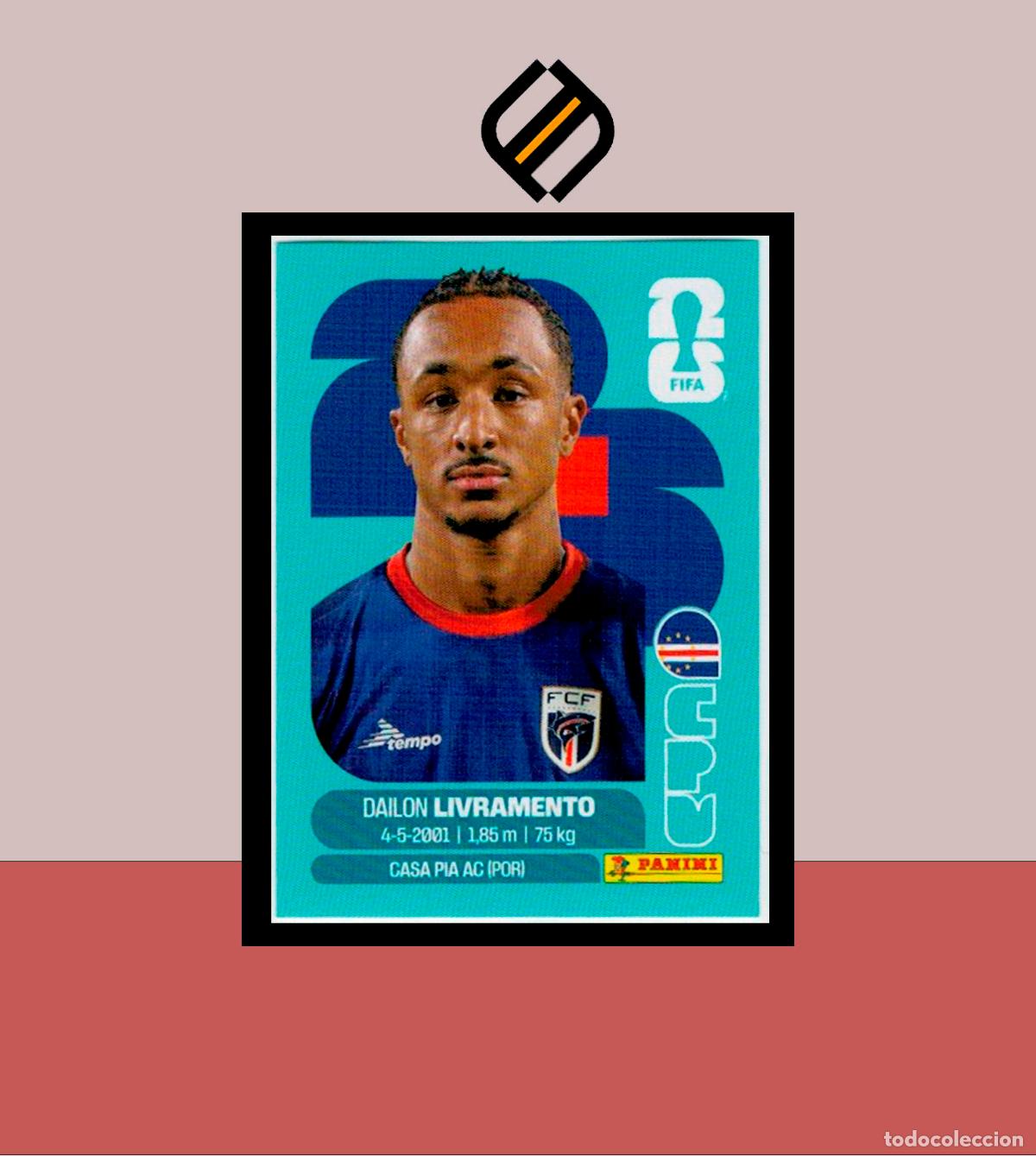 Cromos de f&uacute;tbol: PANINI FIFA CLUB WORLD CUP 2026 26 CPV 18 DAILON LIVRAMENTO CABO VERDE STICKER MUNDIAL MEX CAN USA