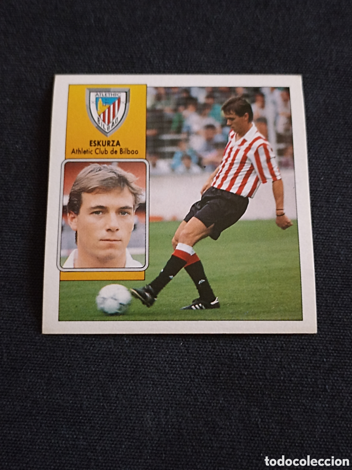 Cromos de f&uacute;tbol: Eskurza ( Athletic Club De Bilbao ). Liga este 92-93. Nunca pegado
