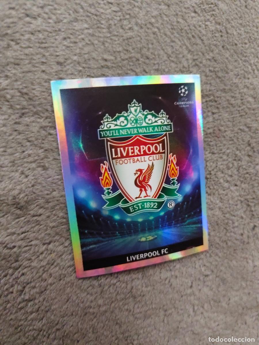 Cromos de f&uacute;tbol: 277 CHAMPIONS LEAGUE 09 10 PANINI ESCUDO LOGO LIVERPOOL FC 2009 2010 UCL AAA