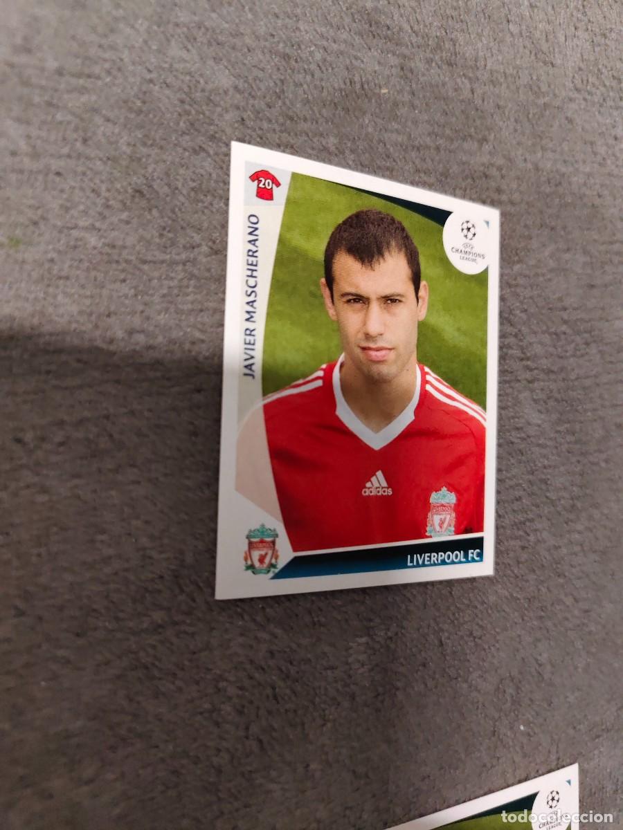 Cromos de f&uacute;tbol: 284 CHAMPIONS LEAGUE 09 10 PANINI JAVIER MASCHERANO LIVERPOOL FC 2009 2010 UCL AAA