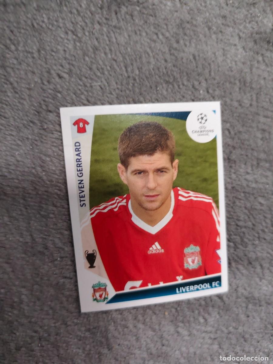 Cromos de f&uacute;tbol: 285 CHAMPIONS LEAGUE 09 10 PANINI STEVEN GERRARD LIVERPOOL FC 2009 2010 UCL AAA