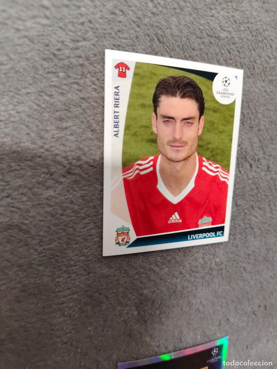 Cromos de f&uacute;tbol: 288 CHAMPIONS LEAGUE 09 10 PANINI ALBERT RIERA LIVERPOOL FC 2009 2010 UCL AAA
