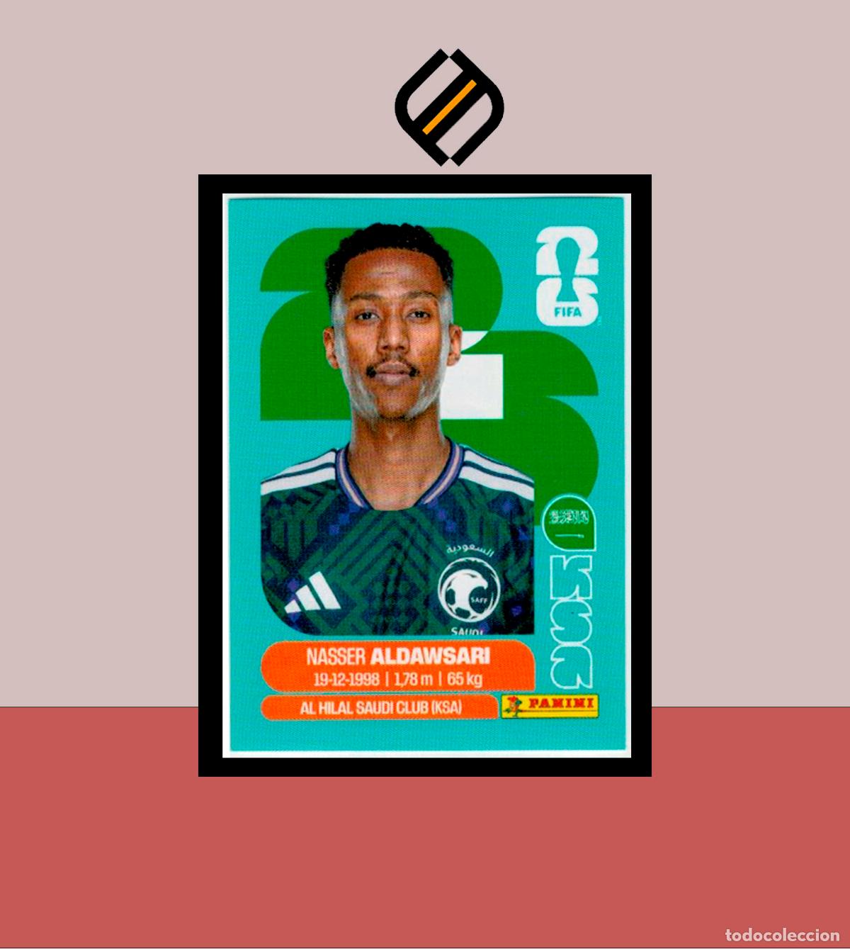 Football Stickers: PANINI FIFA CLUB WORLD CUP 2026 26 KSA 12 NASSER ALDAWSARI ARABIA SAUD&Iacute; STICKER MUNDIAL MEX CAN USA