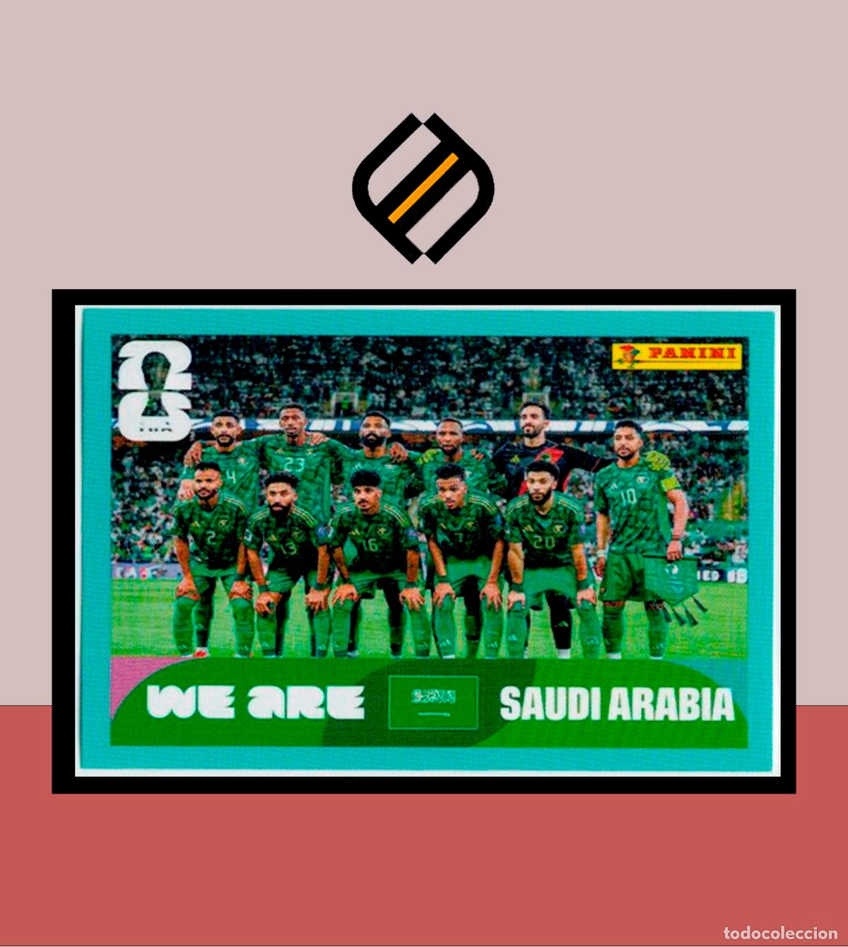 Football Stickers: PANINI FIFA CLUB WORLD CUP 2026 26 KSA 13 ALINEACI&Oacute;N ARABIA SAUD&Iacute; STICKER MUNDIAL MEX CAN USA