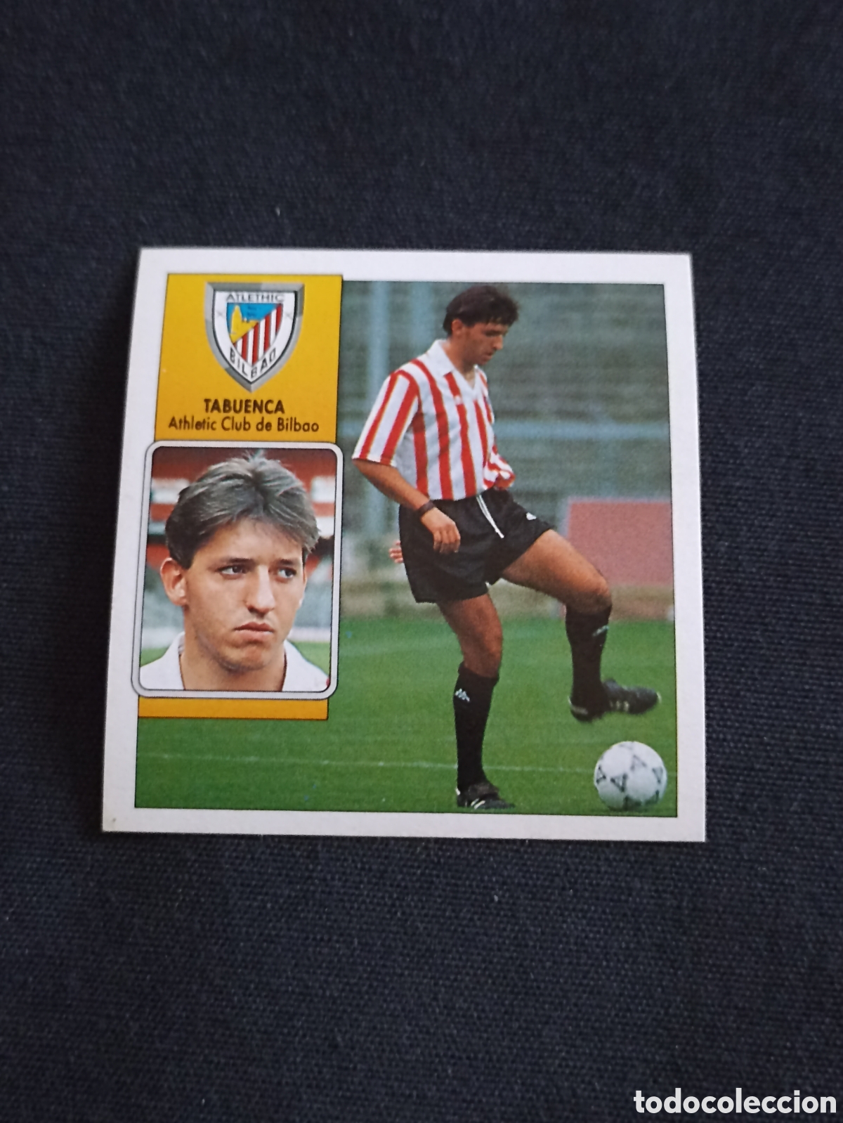 Cartes &agrave; collectionner de Football: Tabuenca ( Athletic Club De Bilbao ). Liga este 92-93. Nunca pegado