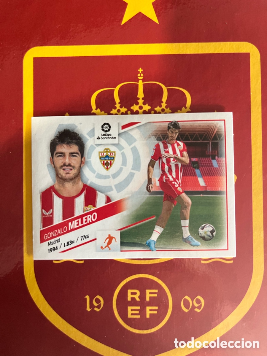 Cromos de f&uacute;tbol: 13 BIS MELERO COLOCA LIGA ESTE EDICIONES ESTE 2022 2023 22 23 ALMER&Iacute;A ALMERIA
