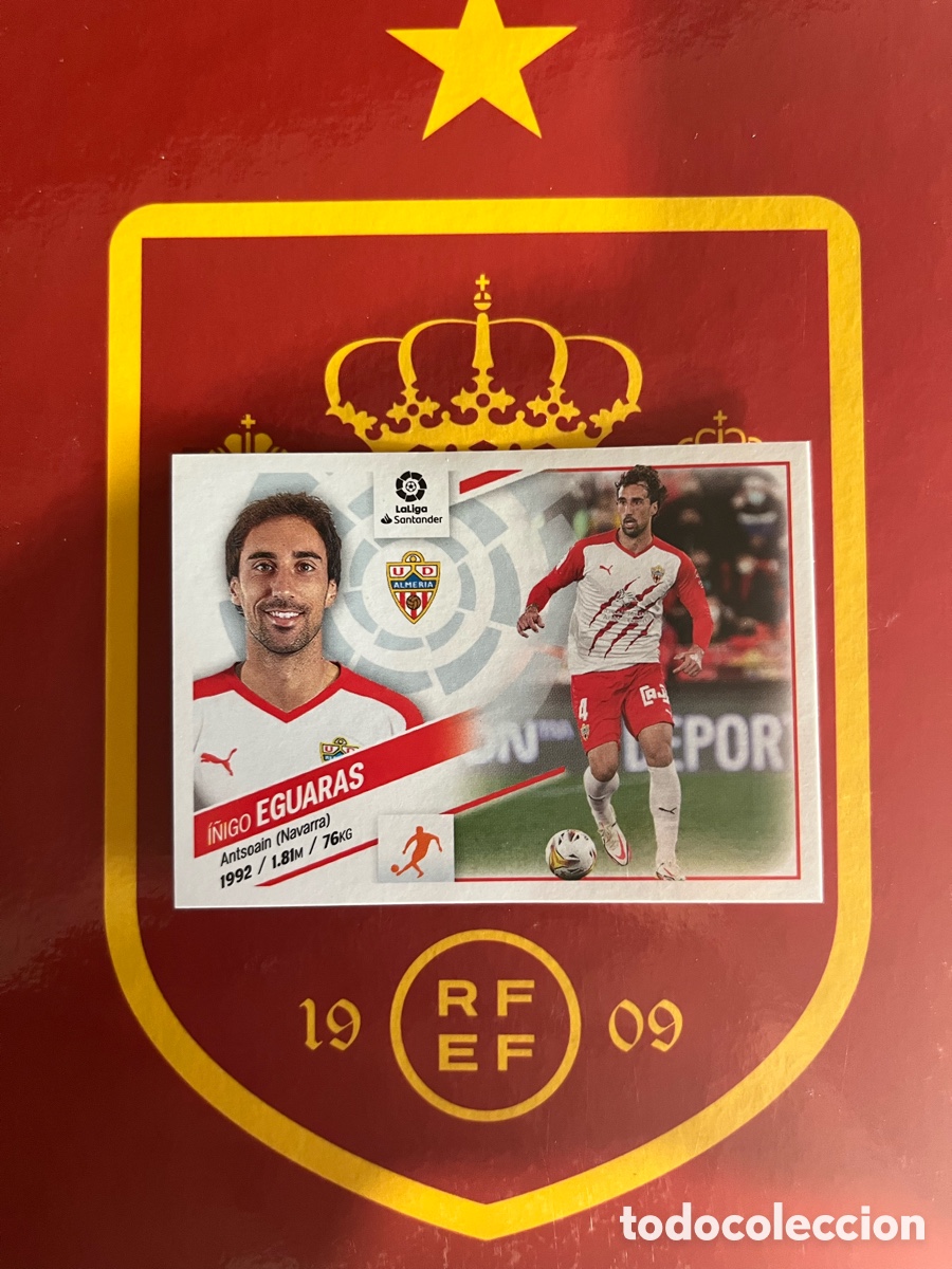 Cromos de f&uacute;tbol: 14 BIS EGUARAS COLOCA LIGA ESTE EDICIONES ESTE 2022 2023 22 23 ALMER&Iacute;A ALMERIA