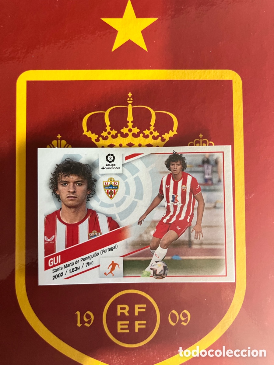 Cromos de f&uacute;tbol: 5 GUI &Uacute;LTIMOS FICHAJES FICHAJE &Uacute;LTIMO LIGA ESTE EDICIONES ESTE 2022 2023 22 23 ALMER&Iacute;A ALMERIA