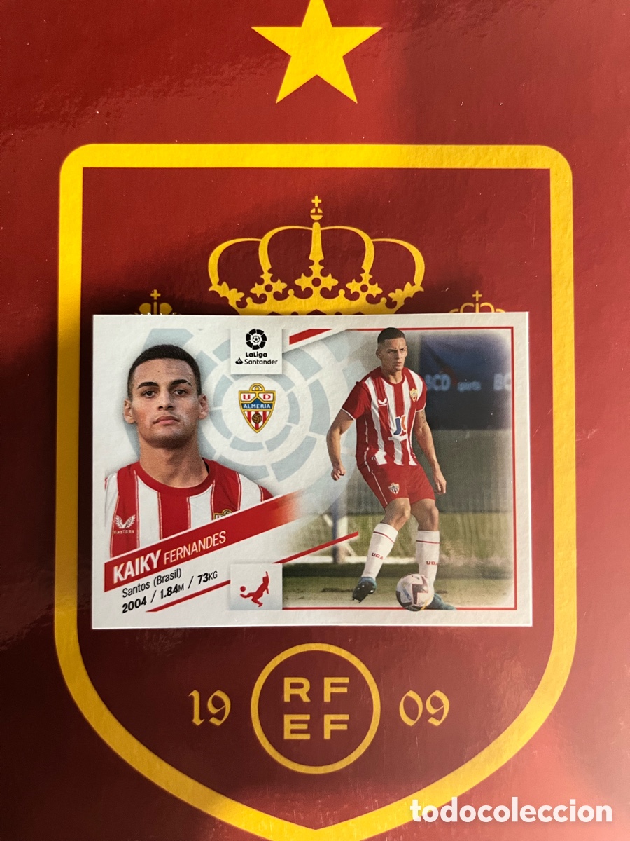 Cromos de f&uacute;tbol: 19 KAIKY &Uacute;LTIMOS FICHAJES FICHAJE &Uacute;LTIMO LIGA ESTE EDICIONES ESTE 2022 2023 22 23 ALMER&Iacute;A ALMERIA