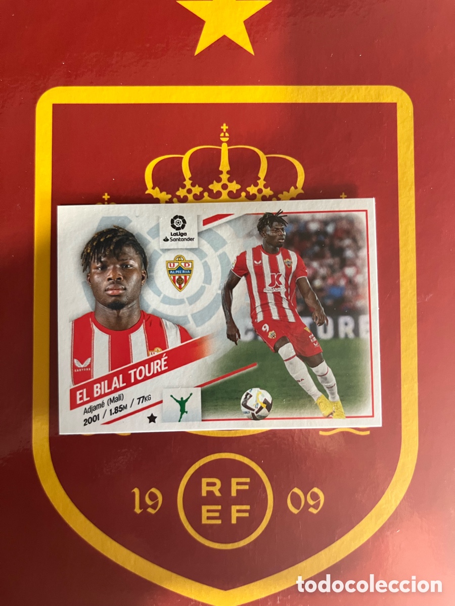 Cromos de f&uacute;tbol: 51 EL BILAL TOUR&Eacute; &Uacute;LTIMOS FICHAJES FICHAJE &Uacute;LTIMO LIGA ESTE EDICIONES ESTE 2022 2023 22 23 ALMER&Iacute;A