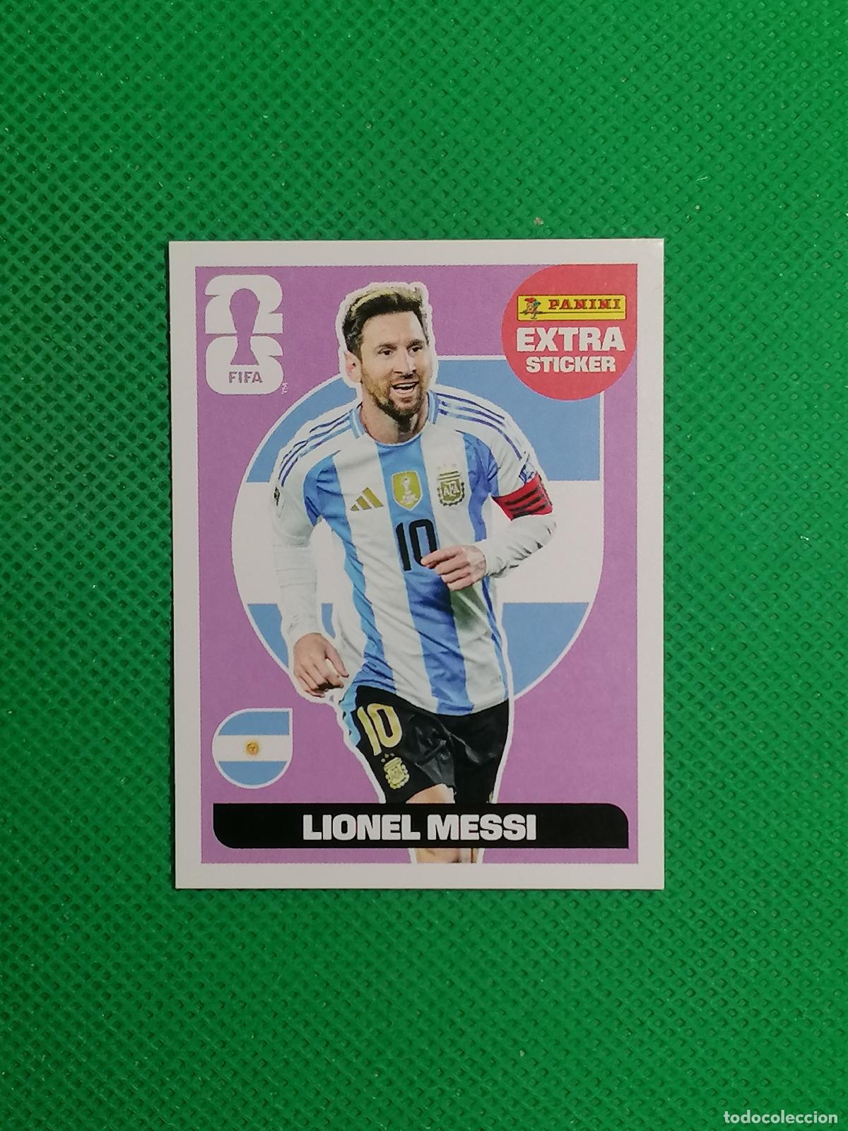 Cromos de Futebol: LIONEL MESSI ARGENTINA MAGENTA BASE EXTRA STICKER ⚽ PANINI FIFA MUNDIAL WORLD CUP 26 2026 STICKER ⚽