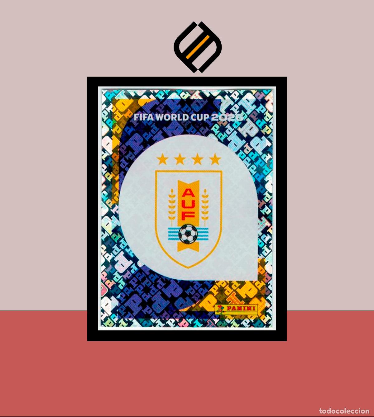 Cromos de f&uacute;tbol: PANINI FIFA CLUB WORLD CUP 2026 26 URU 1 ESCUDO URUGUAY STICKER MUNDIAL MEX CAN USA LILGA
