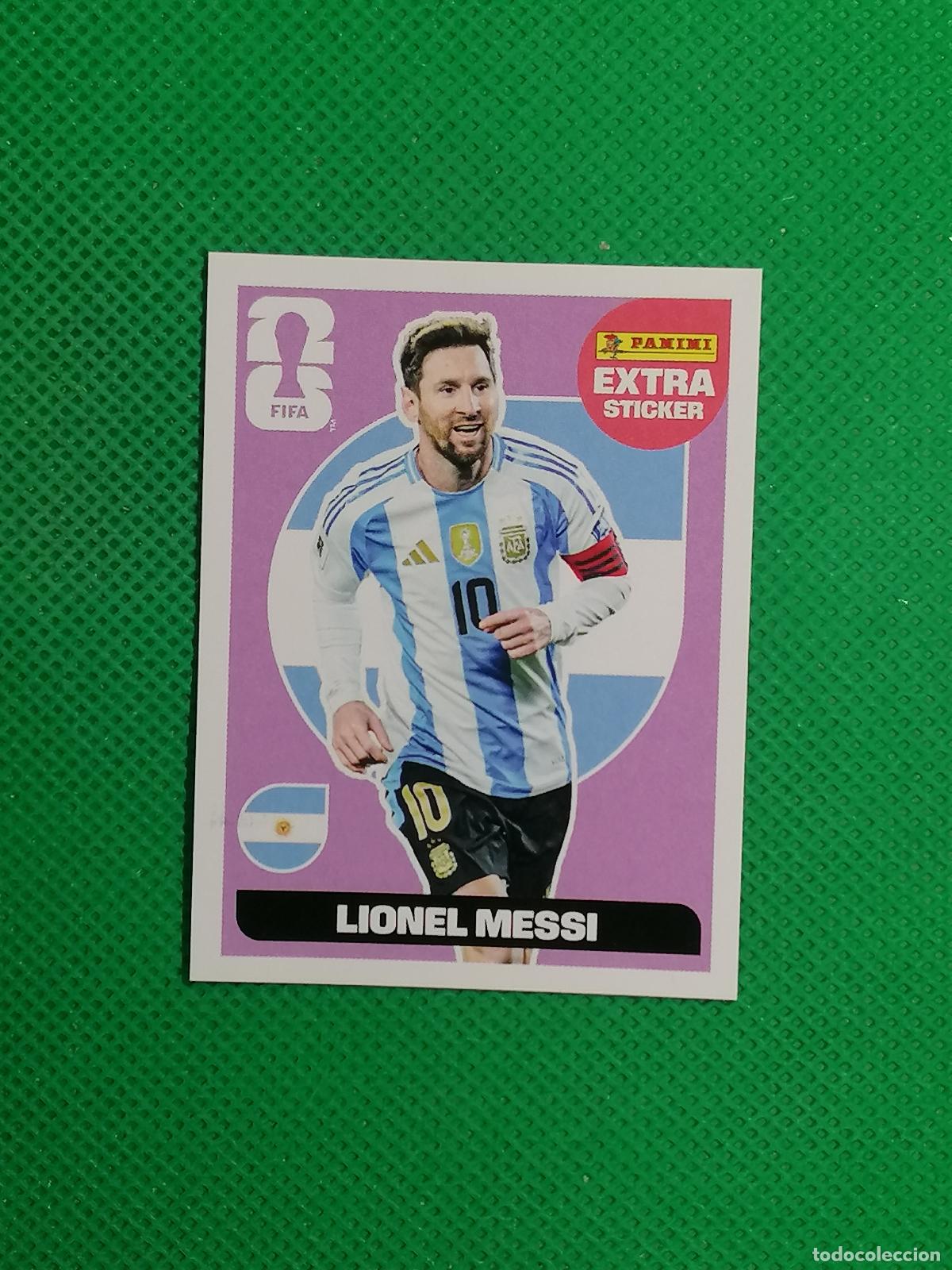 Cromos de f&uacute;tbol: LIONEL MESSI ARGENTINA MAGENTA BASE EXTRA STICKER ⚽ PANINI FIFA MUNDIAL WORLD CUP 26 2026 STICKER ⚽