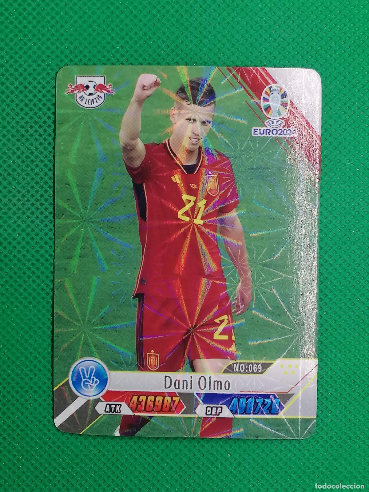 Cromos de Futebol: 69 DANI OLMO LEIPZIG ESPA&Ntilde;A ⚽ STAR CARDS UEFA EURO 2024 GERMANY⚽