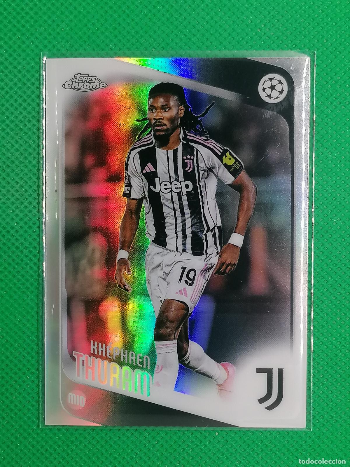 Cromos de Futebol: 71 KHEPHREN THURAM JUVENTUS REFRACTOR ⚽ TOPPS CHROME UCC 25 26 2025 2026 ⚽