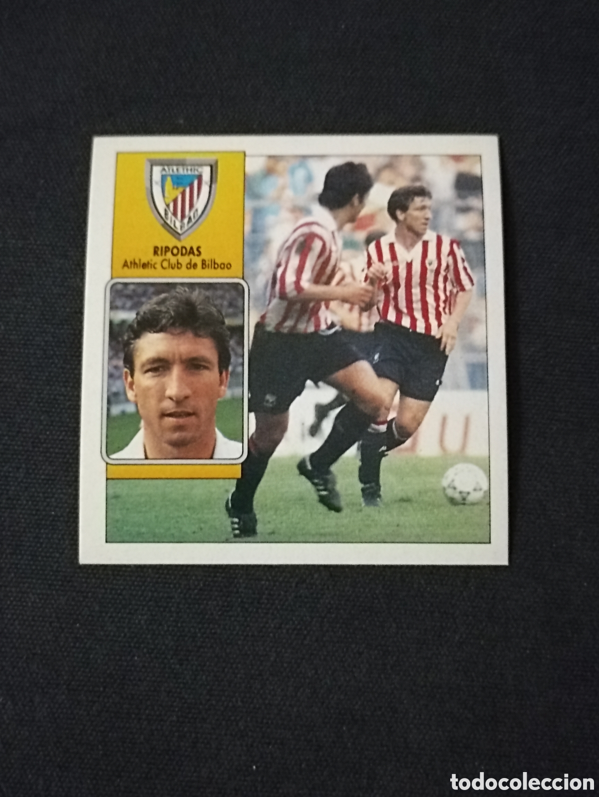 Cromos de Futebol: Ripodas ( Athletic Club De Bilbao ). Liga este 92-93. Nunca pegado