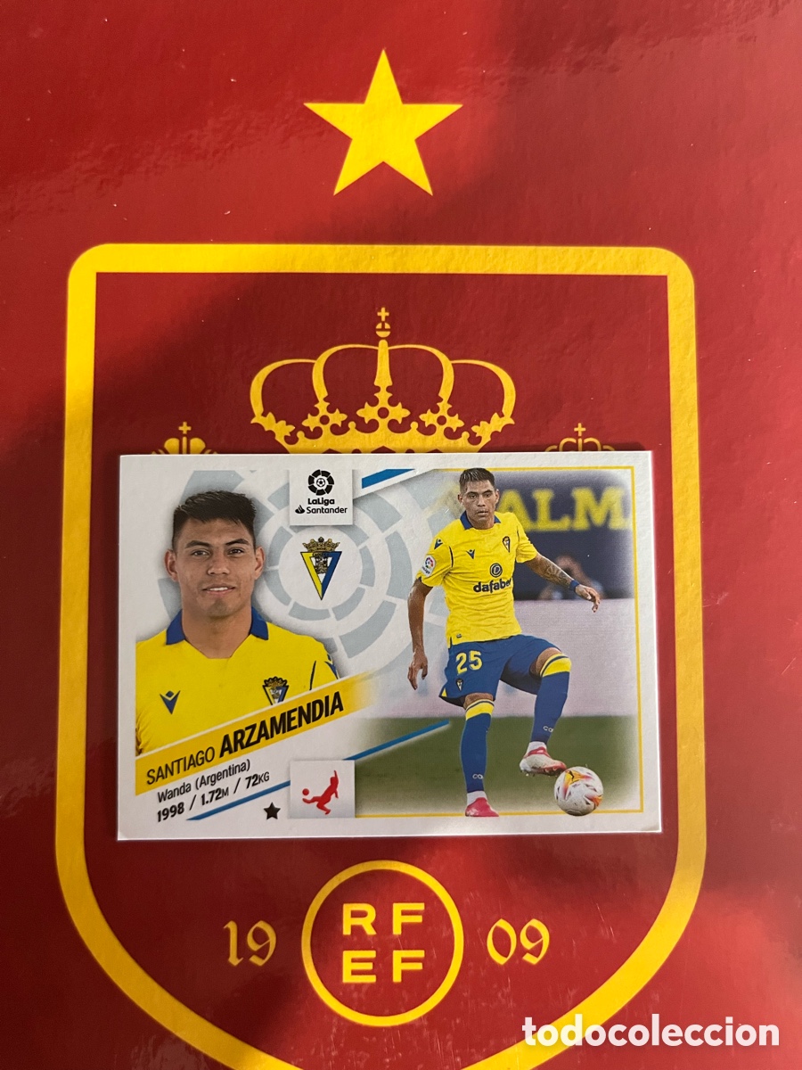 Football Stickers: 5 BIS ARZAMENDIA COLOCA LIGA ESTE EDICIONES ESTE 2022 2023 22 23 C&Aacute;DIZ CF