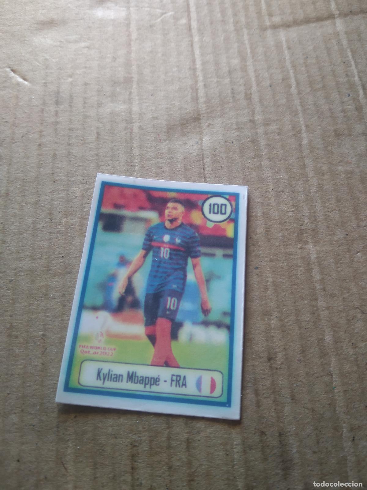 Cromos de f&uacute;tbol: 100 MBAPPE FRANCIA CROMO FUTBOL MUNDIAL 2022 WORLD CUP EDITADO EN BRASIL