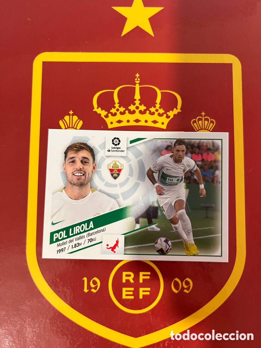 Cartes &agrave; collectionner de Football: 8 BIS POL LIROLA COLOCA LIGA ESTE EDICIONES ESTE 2022 2023 22 23 ELCHE