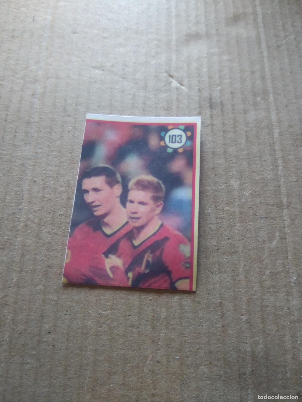 Cromos de f&uacute;tbol: 103 DE BRUYNE EQUIPO PLANTILLA BELGICA CROMO FUTBOL MUNDIAL 2022 WORLD CUP EDITADO EN BRASIL