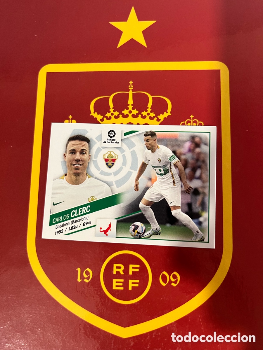 Cromos de f&uacute;tbol: 10 BIS CLERLC COLOCA LIGA ESTE EDICIONES ESTE 2022 2023 22 23 ELCHE