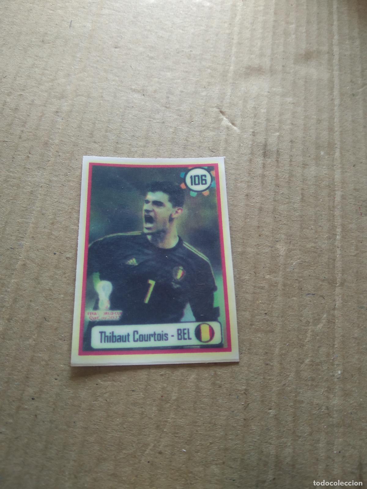 Cromos de f&uacute;tbol: 106 COURTOIS BELGICA CROMO FUTBOL MUNDIAL 2022 WORLD CUP EDITADO EN BRASIL