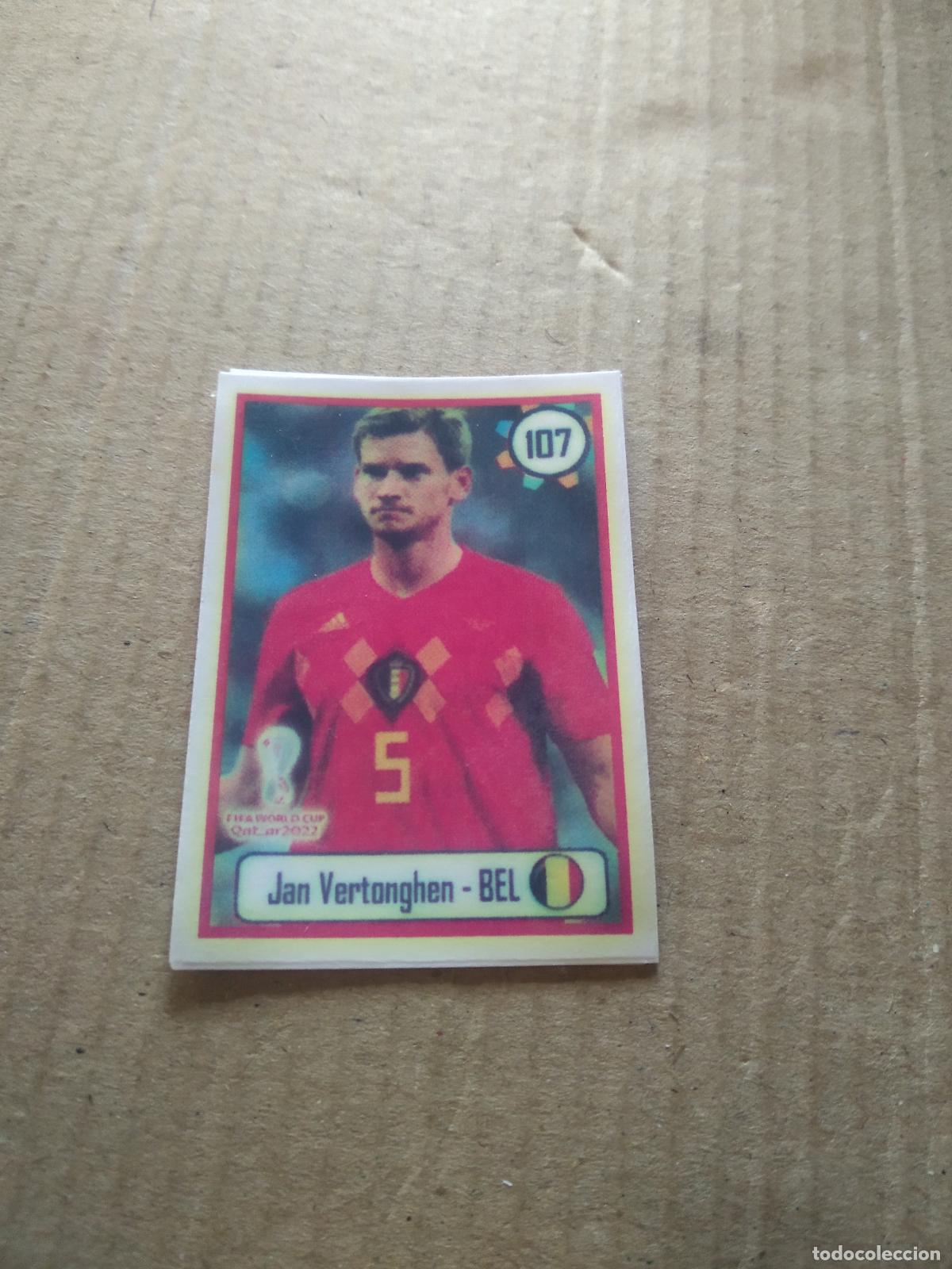 Cromos de f&uacute;tbol: 107 JAN VERTONGHEN BELGICA CROMO FUTBOL MUNDIAL 2022 WORLD CUP EDITADO EN BRASIL