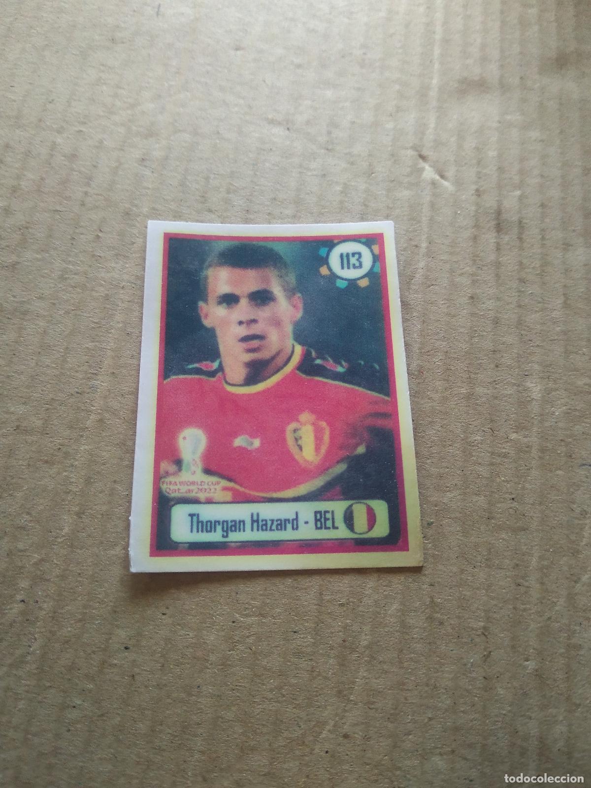 Cromos de f&uacute;tbol: 113 THORGAN HAZARD BELGICA CROMO FUTBOL MUNDIAL 2022 WORLD CUP EDITADO EN BRASIL