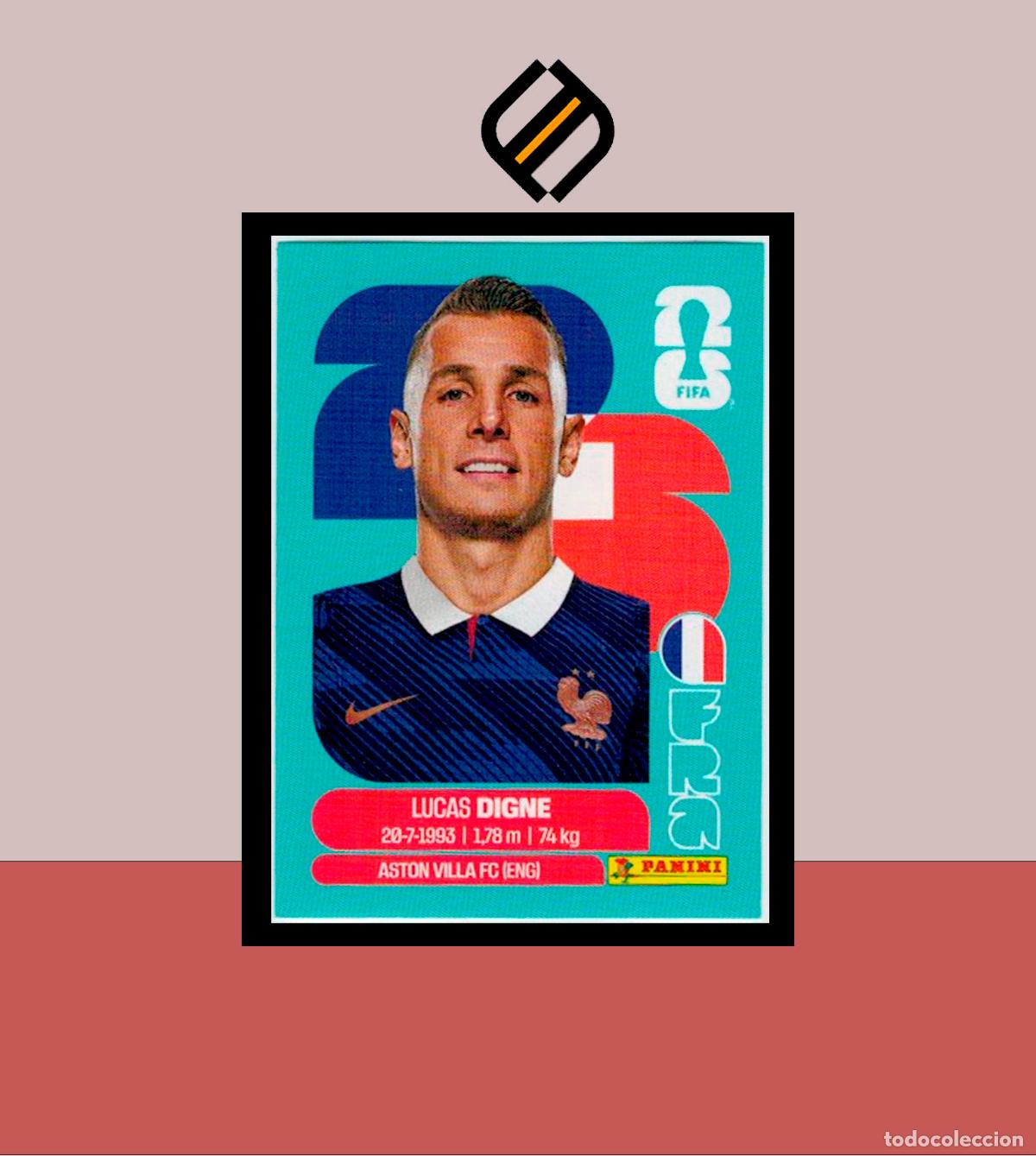 Football Stickers: PANINI FIFA CLUB WORLD CUP 2026 26 FRA 8 LUCAS DIGNE FRANCIA STICKER MUNDIAL MEX CAN USA LIGA