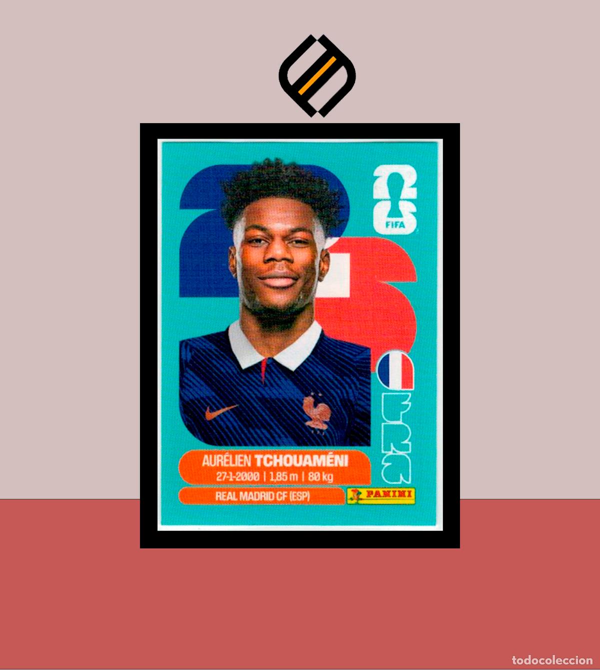 Football Stickers: PANINI FIFA CLUB WORLD CUP 2026 26 FRA 9 AUR&Eacute;LIEN TCHOUM&Eacute;NI FRANCIA STICKER MUNDIAL MEX CAN USA LIGA