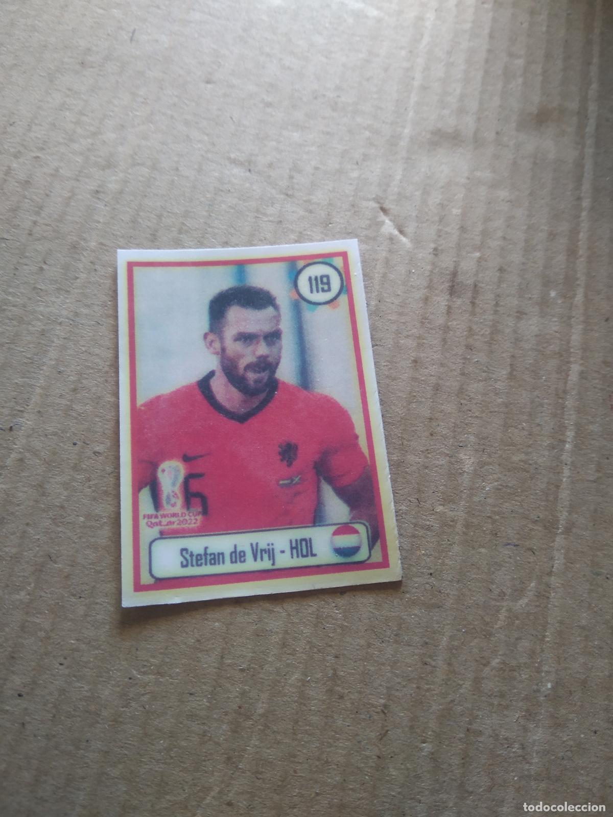 Football Stickers: 119 DE VRIJ EQUIPO HOLANDA PAISES BAJOS CROMO FUTBOL MUNDIAL 2022 WORLD CUP EDITADO EN BRASIL
