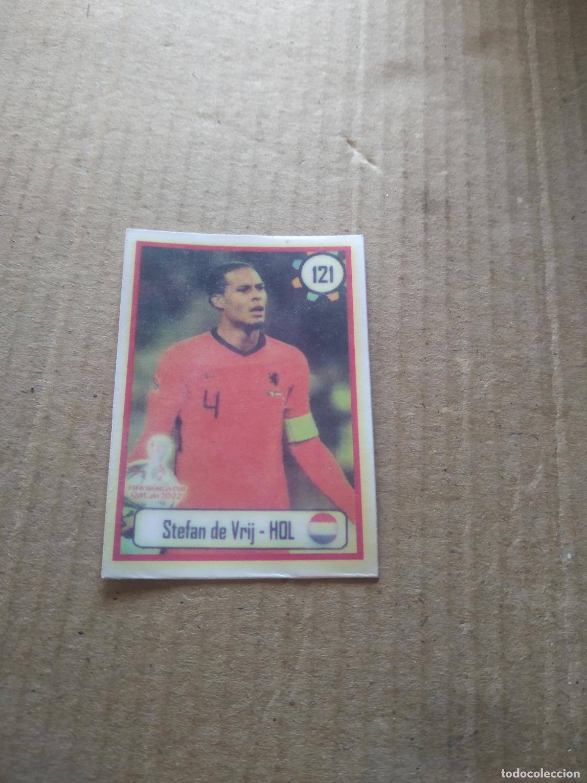 Football Stickers: 121 VAN DIJK HOLANDA PAISES BAJOS CROMO FUTBOL MUNDIAL 2022 WORLD CUP EDITADO EN BRASIL