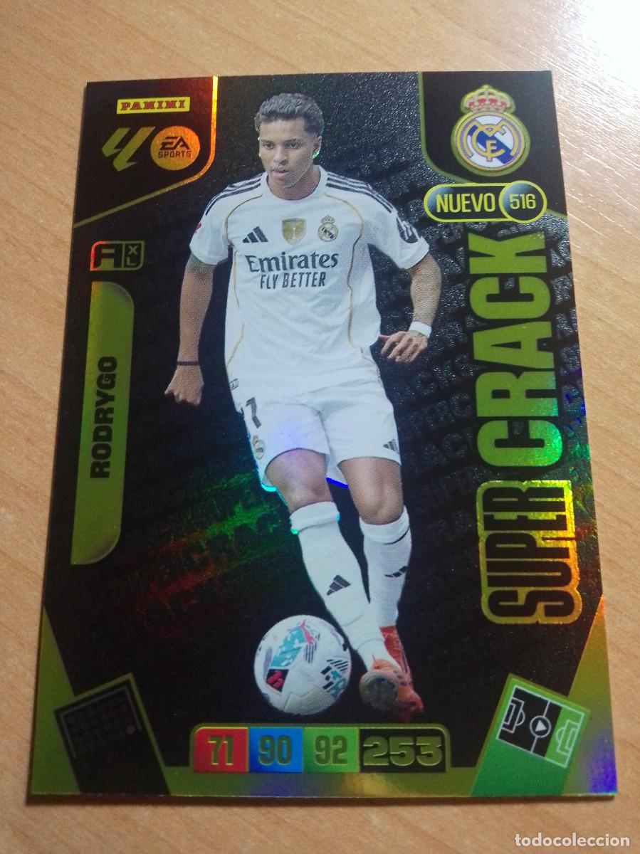 Cromos de Futebol: 516 RODRYGO NUEVO SUPER CRACK DEL REAL MADRID 25 26 ADRENALYN XL 2025 2026