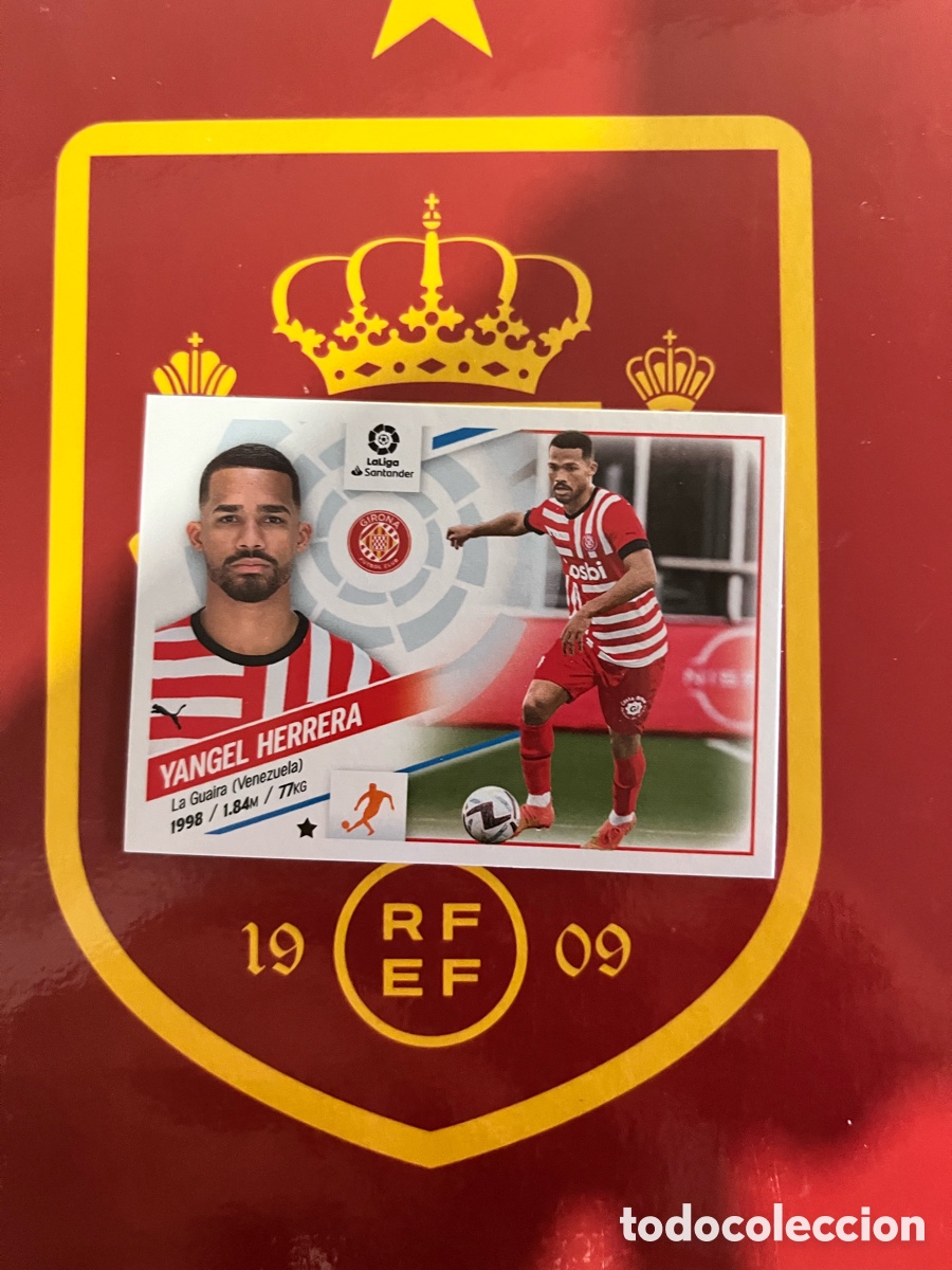 Football Stickers: 17 BIS YANGEL HERRERA COLOCA LIGA ESTE EDICIONES ESTE 2022 2023 22 23 GIRONA