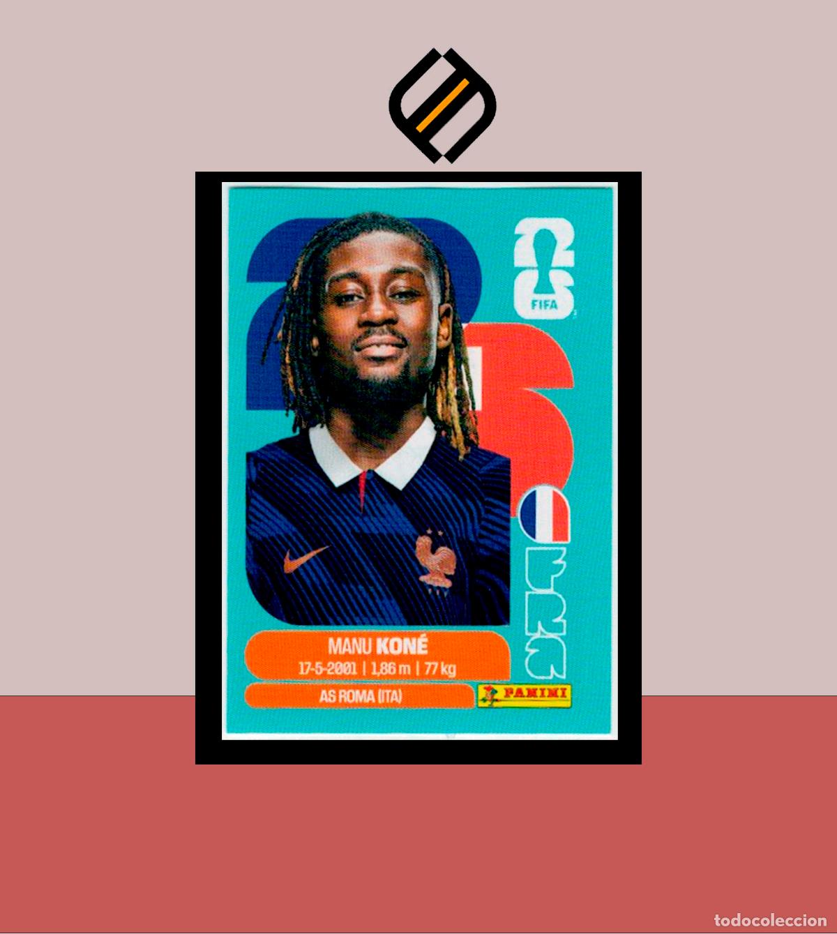 Football Stickers: PANINI FIFA CLUB WORLD CUP 2026 26 FRA 11 MANU KON&Eacute; FRANCIA STICKER MUNDIAL MEX CAN USA LIGA