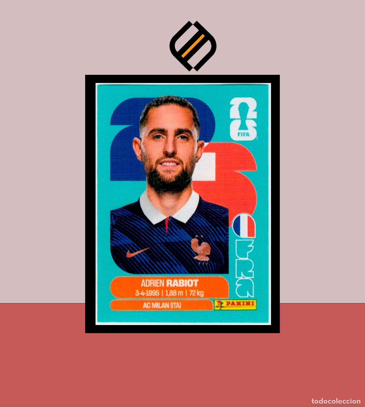 Football Stickers: PANINI FIFA CLUB WORLD CUP 2026 26 FRA 12 ADRIEN RABIOT FRANCIA STICKER MUNDIAL MEX CAN USA LIGA