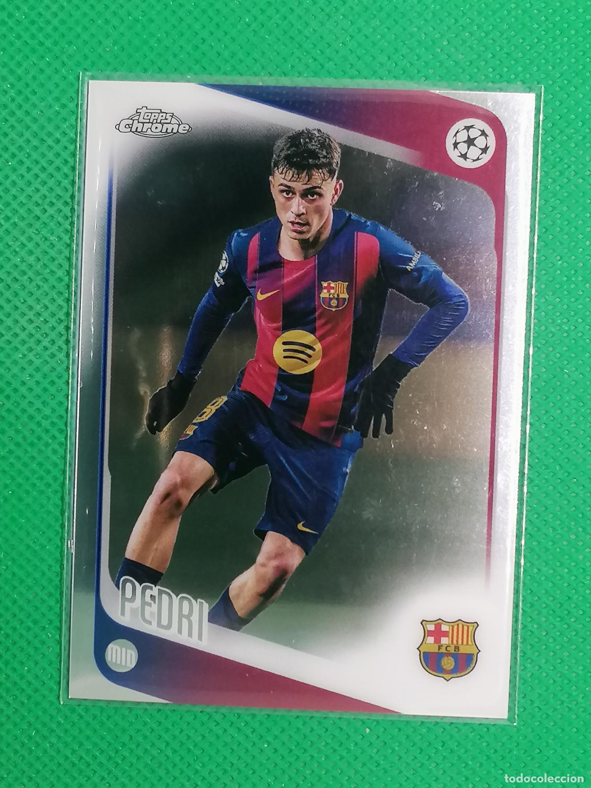 Football Stickers: 196 PEDRI BARCELONA ⚽ TOPPS CHROME UCC 25 26 2025 2026 ⚽