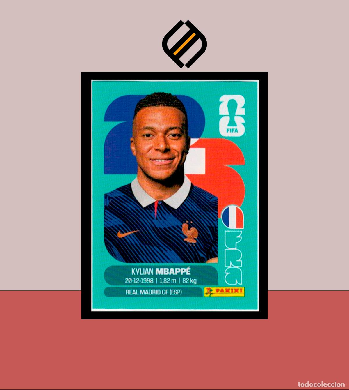 Cromos de f&uacute;tbol: PANINI FIFA CLUB WORLD CUP 2026 26 FRA 20 KYLIAN MBAPP&Eacute; FRANCIA STICKER MUNDIAL MEX CAN USA LIGA