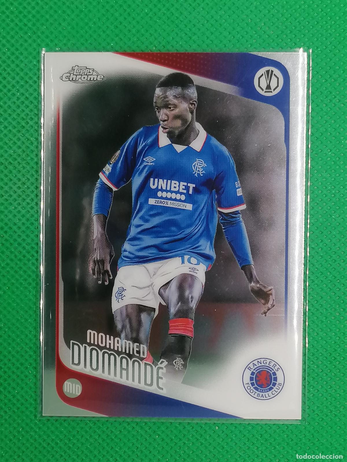 Cromos de f&uacute;tbol: 45 MOHAMED DIOMANDE RANGERS ⚽ TOPPS CHROME UCC 25 26 2025 2026 ⚽