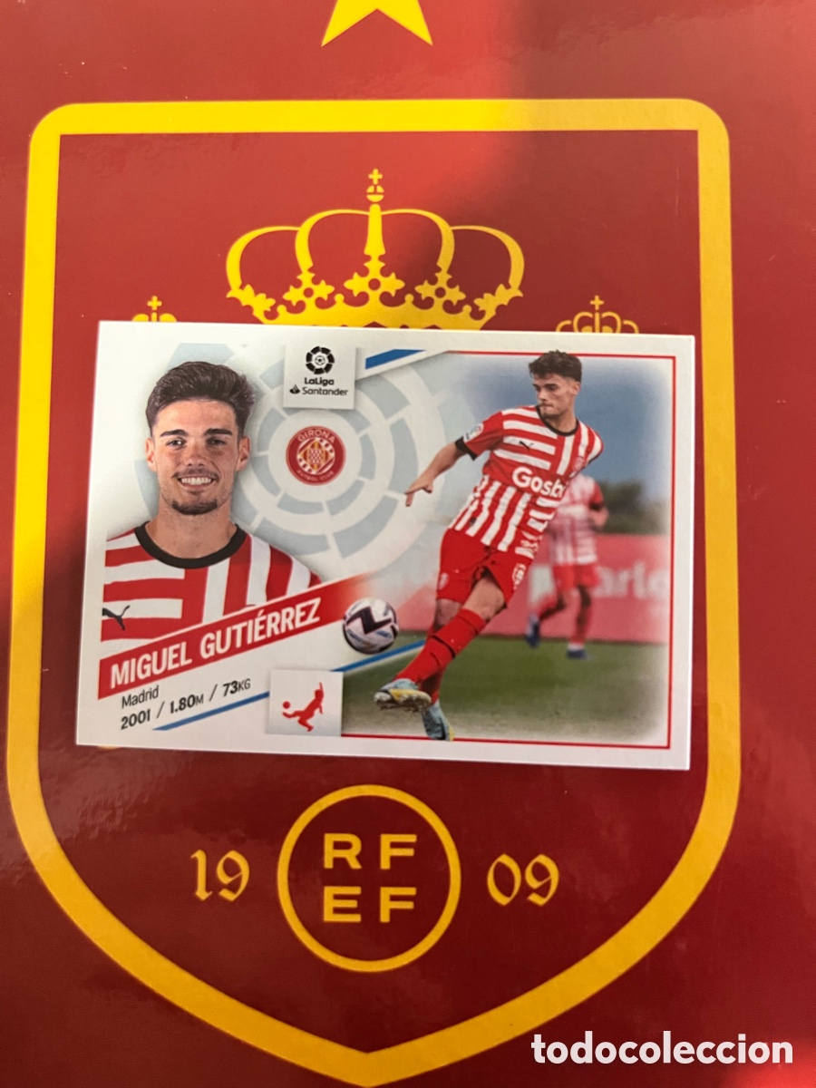 Cromos de f&uacute;tbol: 27 MIGUEL GUTI&Eacute;RREZ &Uacute;LTIMOS FICHAJES LIGA ESTE EDICIONES ESTE 2022 2023 22 23 GIRONA